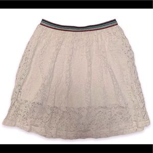 Forever 21 White Lace Skirt